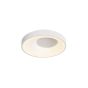 Πλαφονιέρα Οροφής D48x9cm LED 36W 3300lm 3CCT Λευκό Μέταλλο -Ακρυλικό Inlight 42040-White